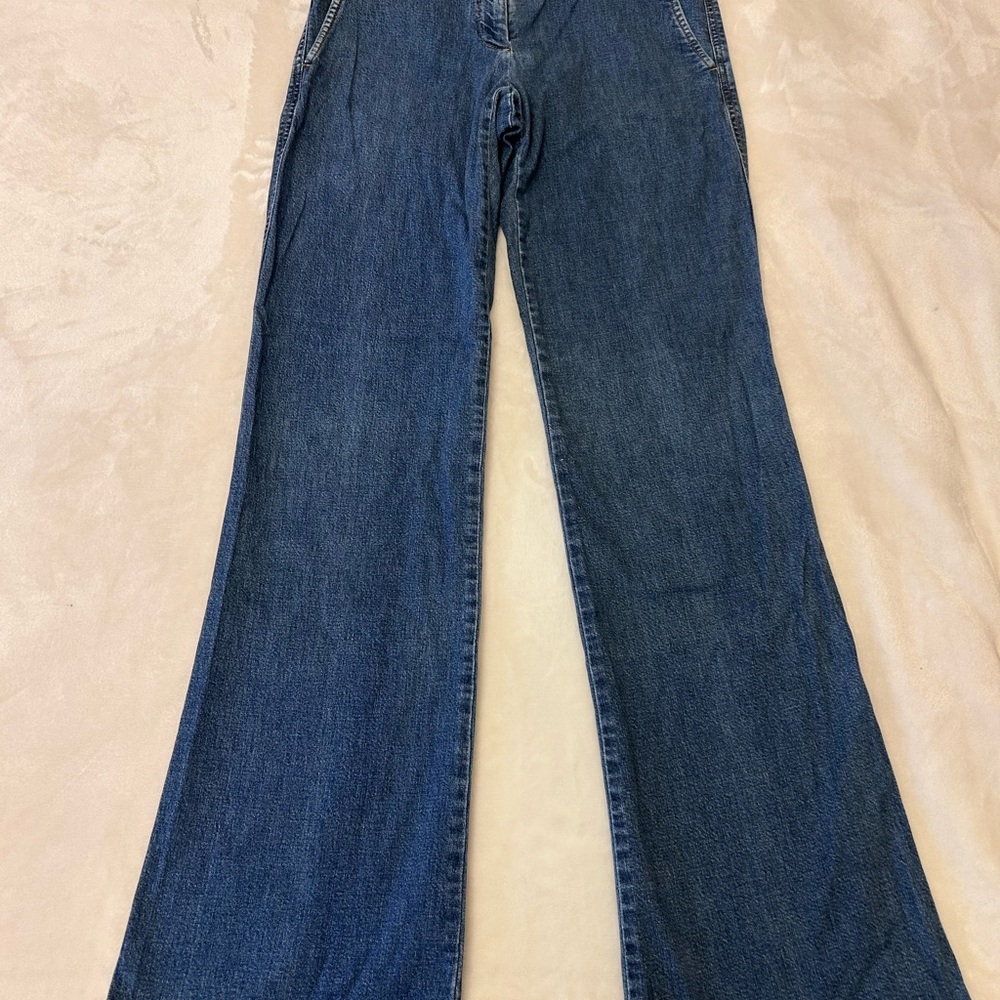 Theory Dark Blue Boot-Cut Women's Jeans